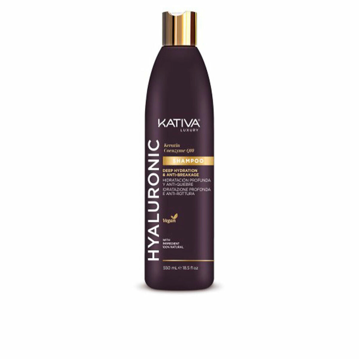 Shampoo Kativa Hyaluron Coenzym Q10 Keratin (550 ml)