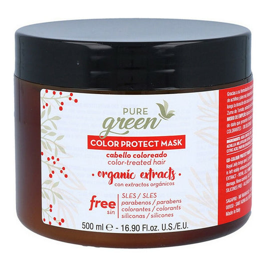 Hair Mask Color Protect Pure Green Green Color (500 ml) Pure Green