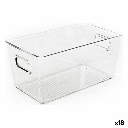 Multi-use Box Dem Transparent 23,5 x 13,3 x 11,5 cm (18 Units) Dem