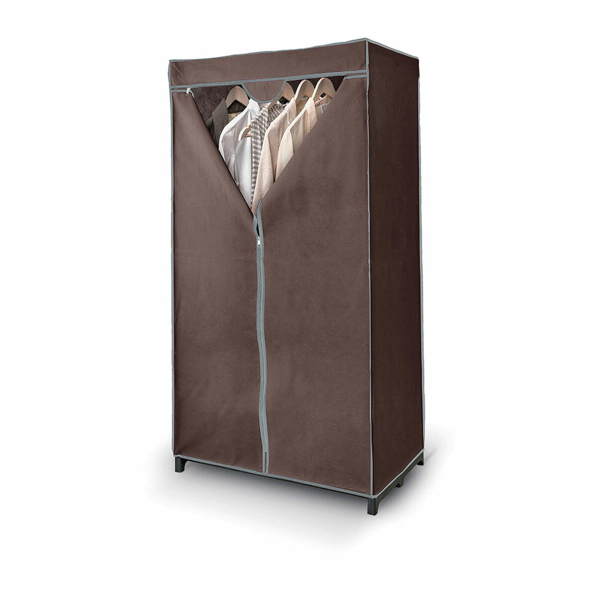 Wardrobe Domopak Living 905020 Brown Cloth (75 x 50 x 145 cm) Domopak Living