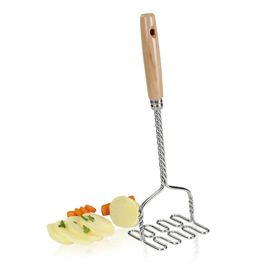 Potato Masher Metaltex Wooden handles (10 x 9,2 x 32,2 cm) Metaltex