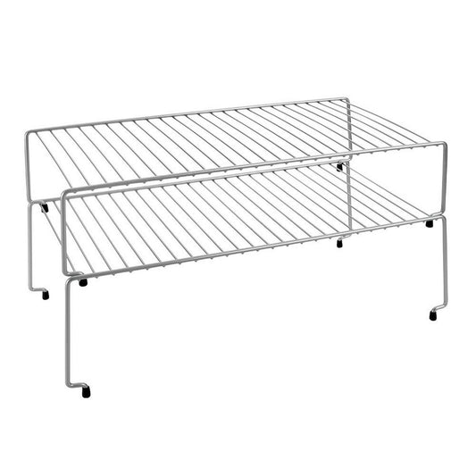 Shelves Metaltex Sky Kitchen Stackable Metal 2 Pieces (48 x 33 x 24 cm) Metaltex