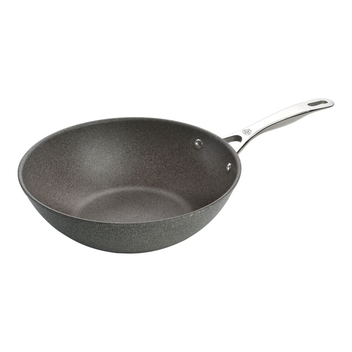 Wok Pan Ballarini 75002-815-0 Anthracite Stainless steel Aluminium Ø 30 cm (1 Unit) Ballarini