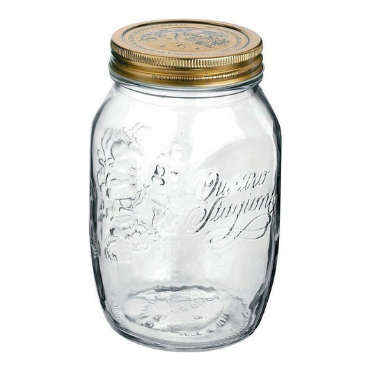 Glass Jar Bormioli 365160MDE121990 Transparent Glass 1 L Hermetic (1000 cc) Bormioli