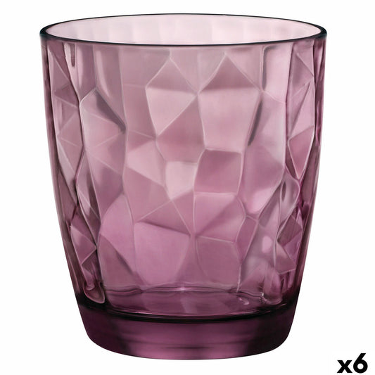 Glass Bormioli Rocco Diamond Purple Glass 300 ml (6 Units)