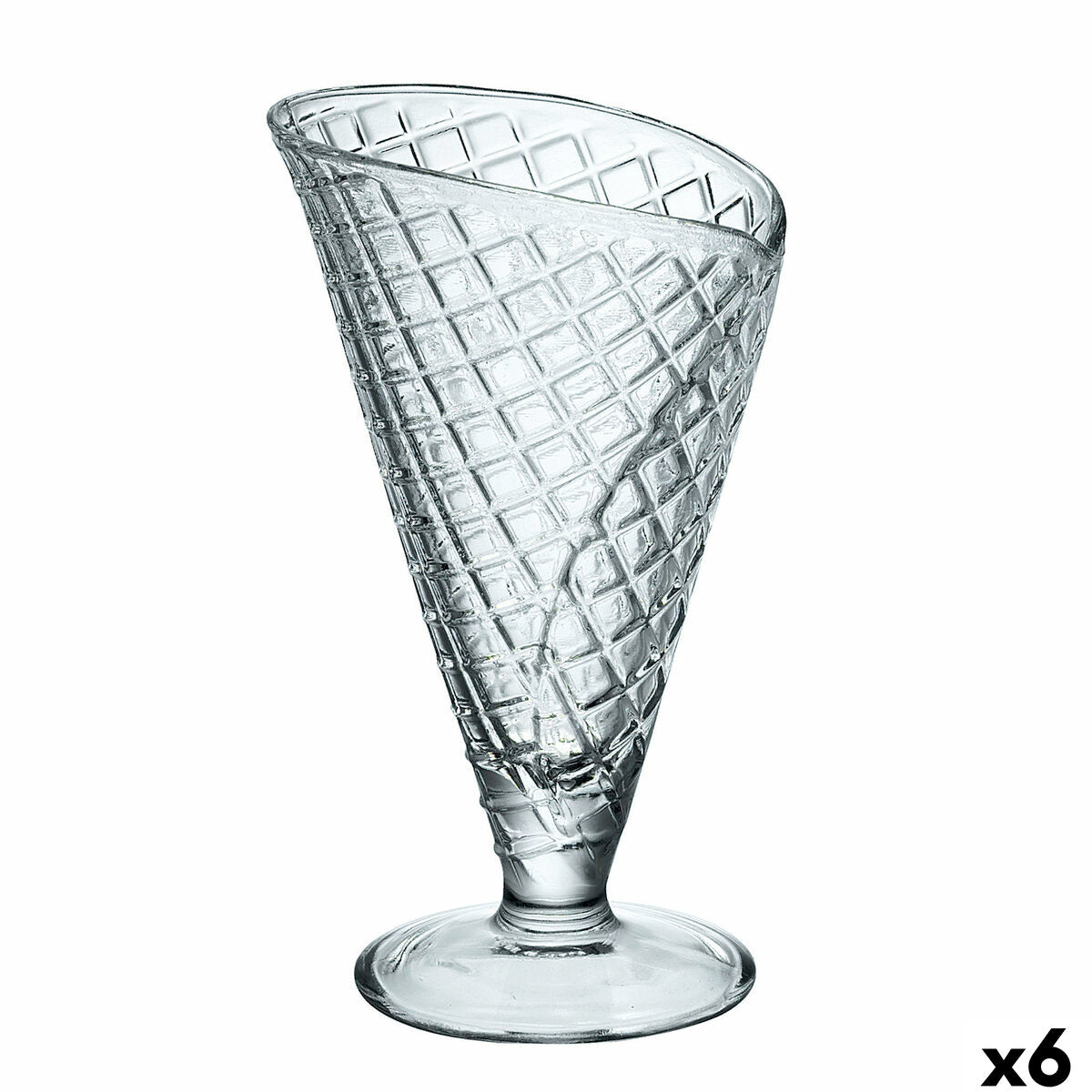 Ice Cream and Milk Shake Glass Bormioli Rocco Gelato Glass 210 ml (6 Units) Bormioli Rocco