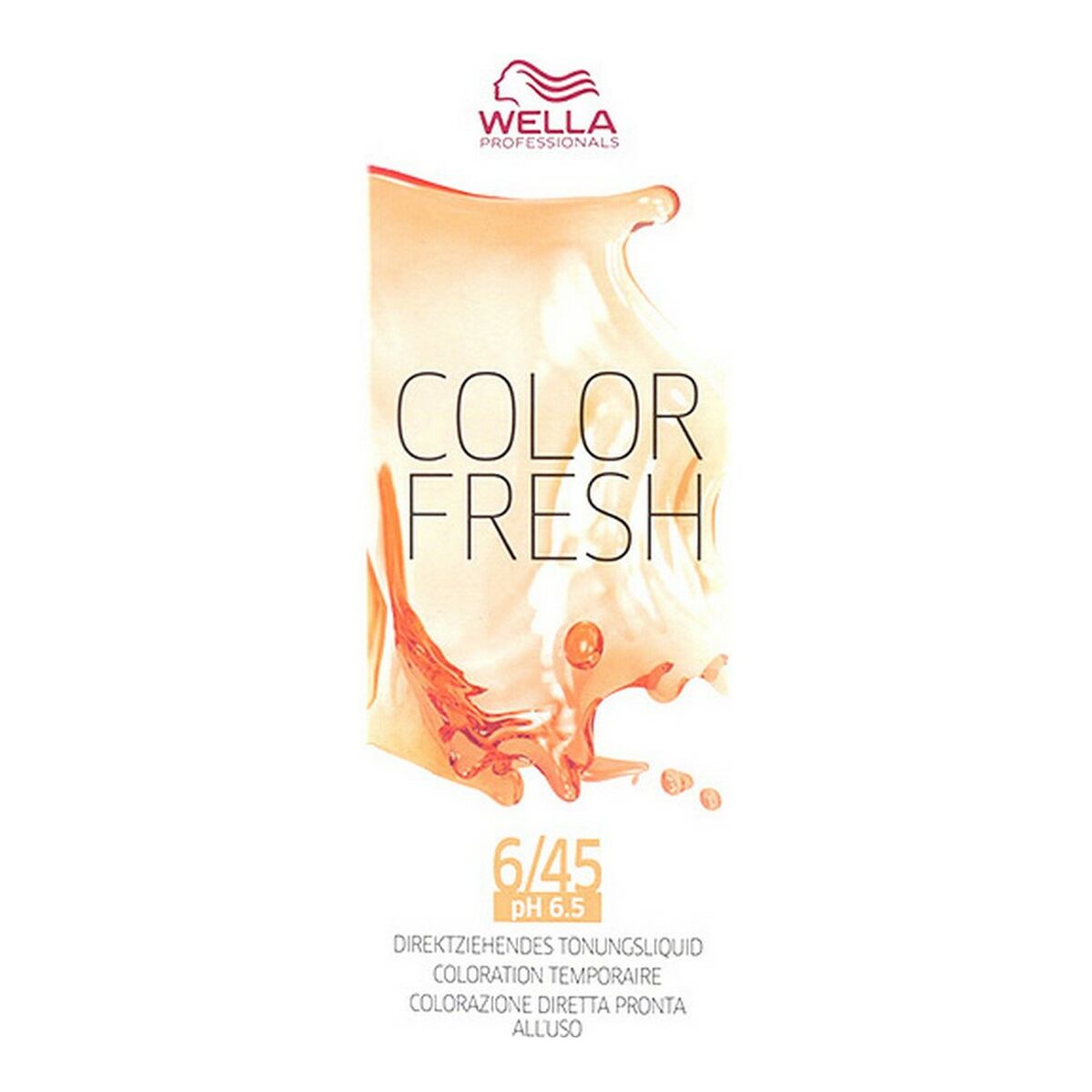 Semi-Permanent Tint Color Fresh Wella 456645 6/45 (75 ml) Wella