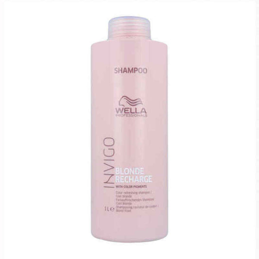 Shampoo for Blonde or Graying Hair Invigo Blonde Recharge Wella 6394 (1000 ml) Wella