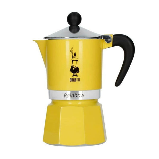 Italian Coffee Pot Bialetti 29583 Yellow Aluminium 140 ml