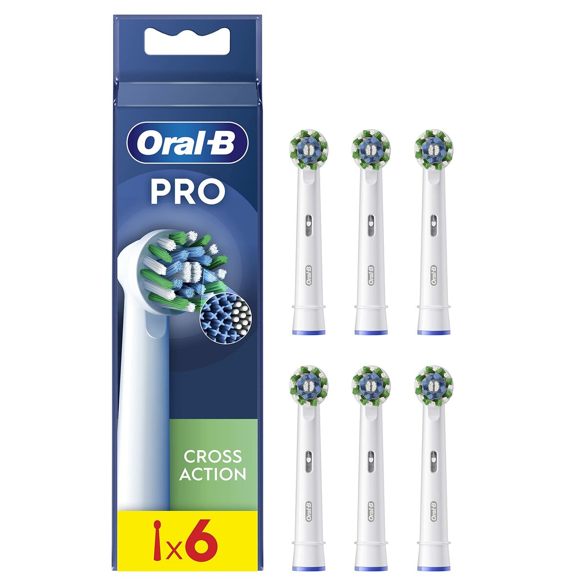 Replacement Head Oral-B Pro Cross Action 6 Units Oral-B