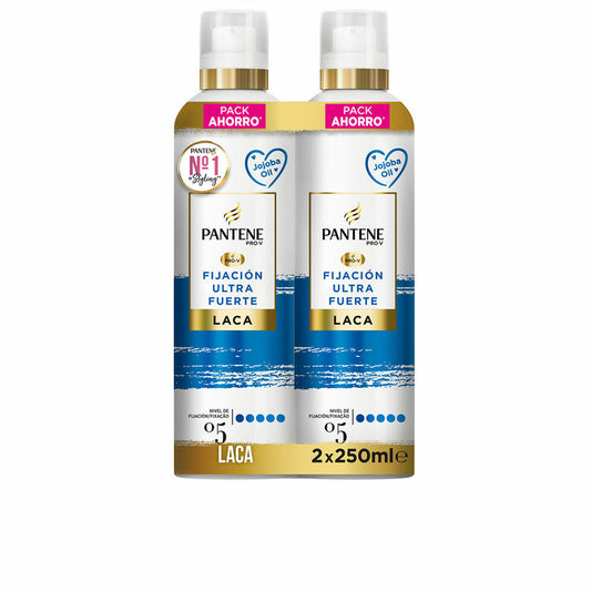 Hair Spray Pantene   2 x 250 ml Extra strong 250 ml