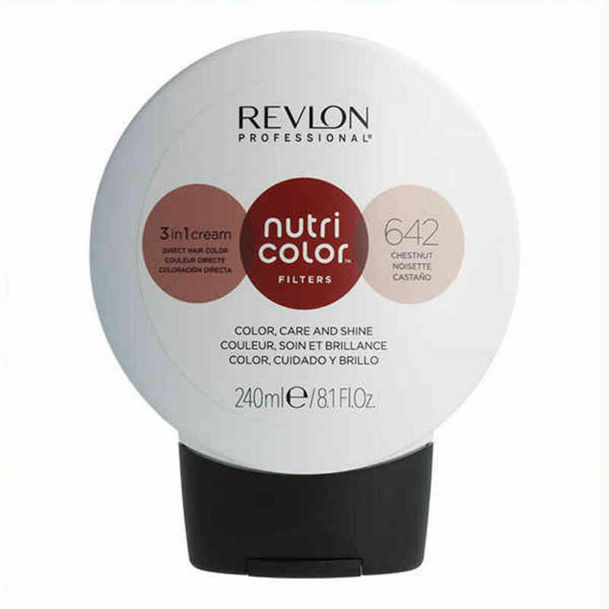 Dauerhafte Farbe Nutri Color Revlon Nutri Color 642 Braun 240 ml (240 ml)