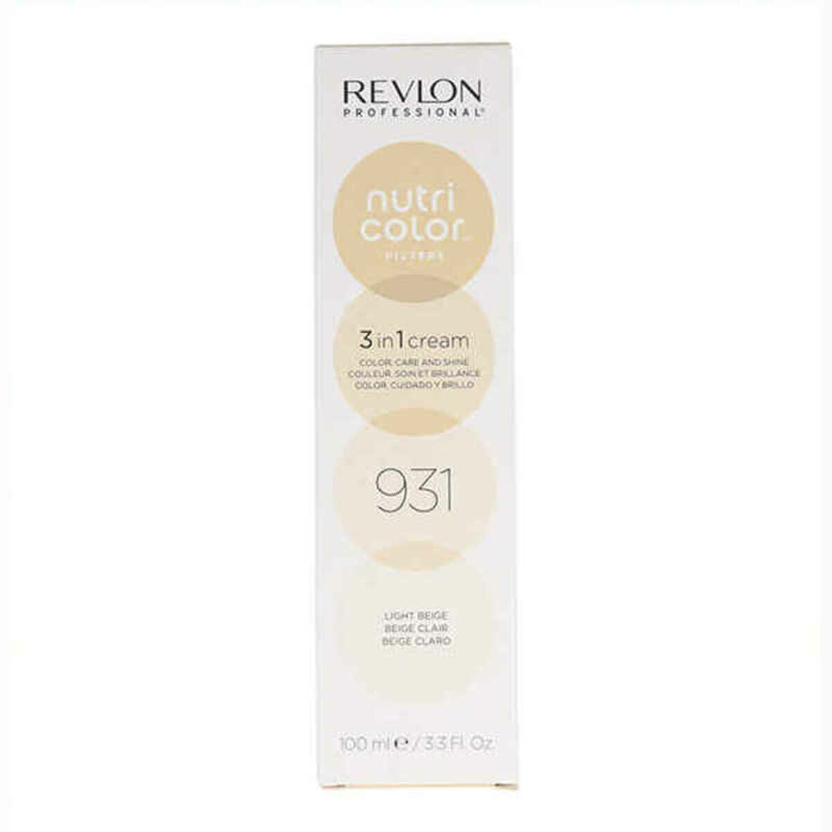 Permanent Dye Nutri Color Revlon 931 Beige (100 ml) Revlon