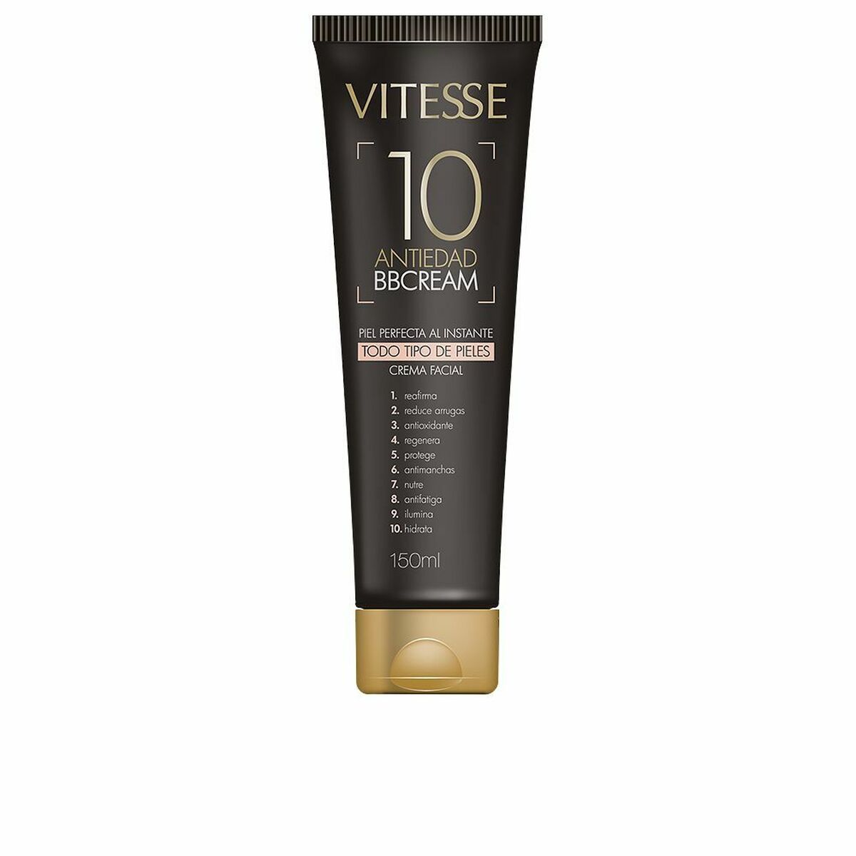 Hydrating Cream with Colour Vitesse Antiedad Bb Cream Anti-ageing 10-in-1 150 ml