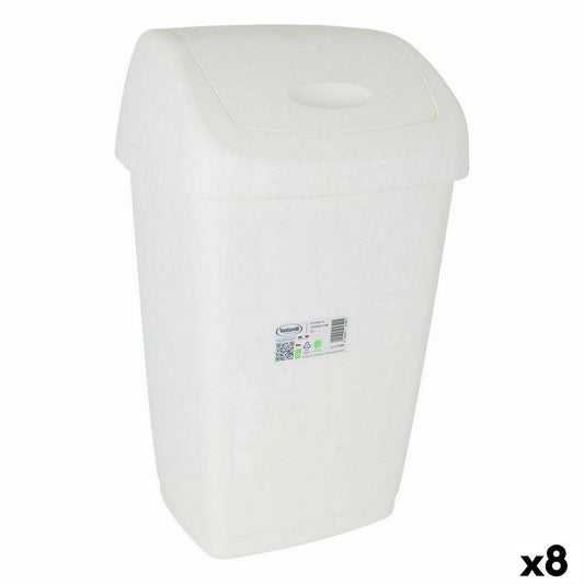 Waste bin Tontarelli Aurora White (8 Units) Tontarelli