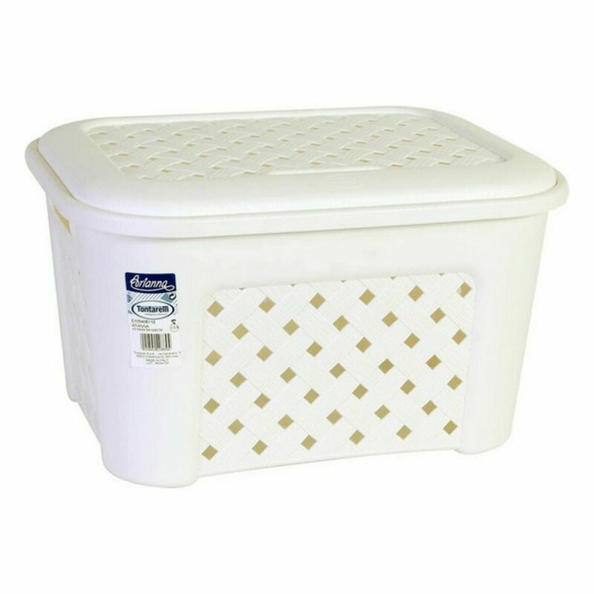 Laundry Basket Arianna Tontarelli TON827 (44 x 35 x 24 cm) 44 x 35 x 24 cm (6 Units) Tontarelli