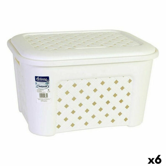 Laundry Basket Arianna Tontarelli TON827 (44 x 35 x 24 cm) 44 x 35 x 24 cm (6 Units) Tontarelli