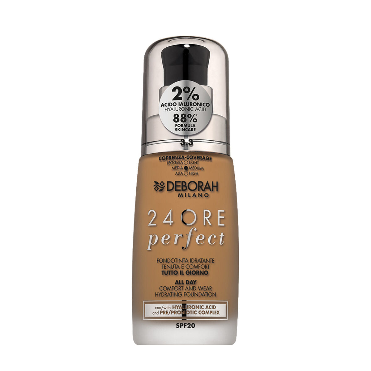 Crème Make-up Base Deborah 4ORE PERFECT Nº 3.3 Deborah