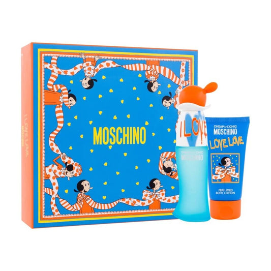 Women's Perfume Set Moschino EDT I Love Love 2 Pieces Moschino