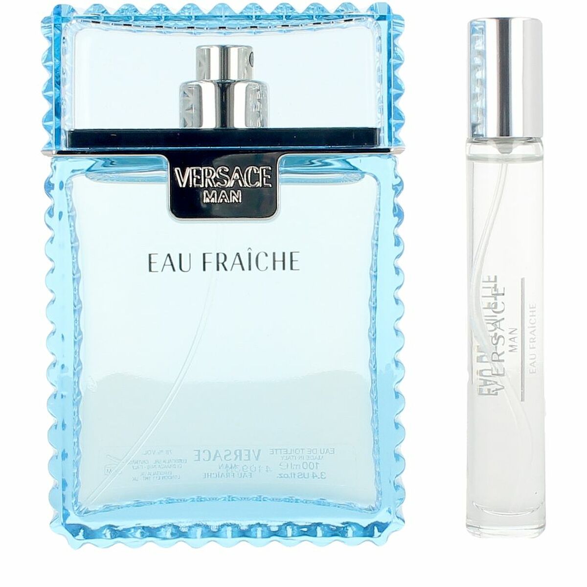 Women's Perfume Set Versace EAU FRAÎCHE 3 Pieces