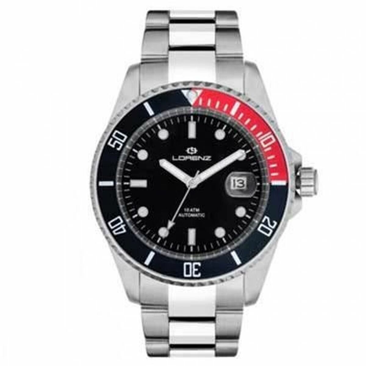 Men's Watch Lorenz 2929 Black Silver Lorenz