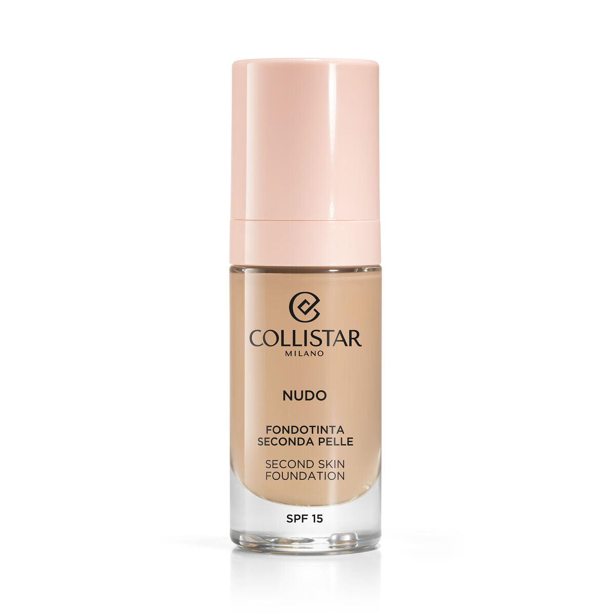 Fluid Foundation Make-up Collistar NUDO Nº 2R Beige rosato Spf 15 30 ml Collistar