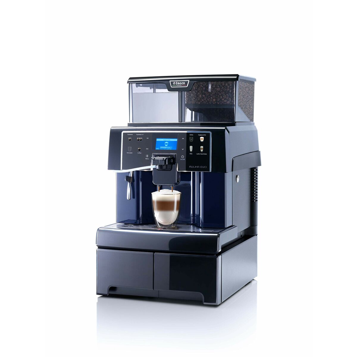 Superautomatic Coffee Maker Saeco Aulika EVO 1400 W 15 bar Black Saeco