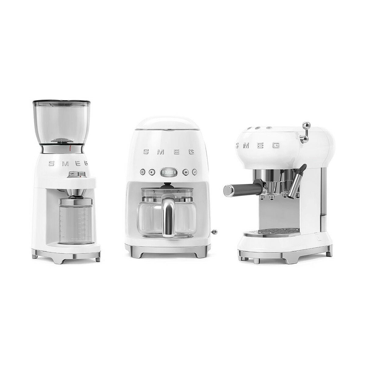 Electric Grinder Smeg CGF01WHEU 150 W White 350 g Smeg