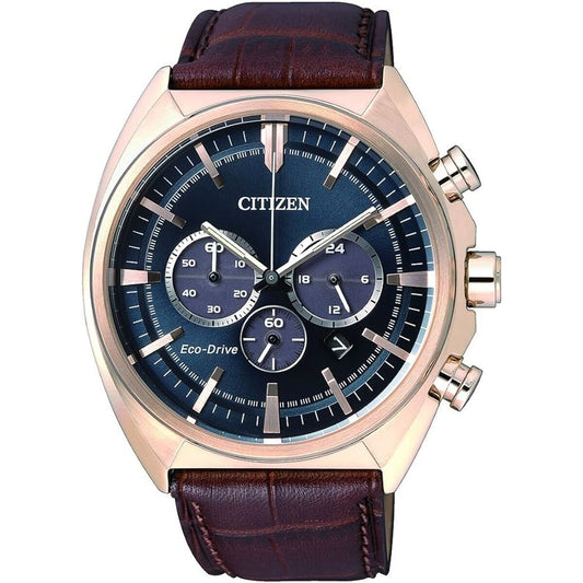 Men's Watch Citizen METROPOLITAN CRONO - ECO DRIVE Black (Ø 43 mm) Citizen