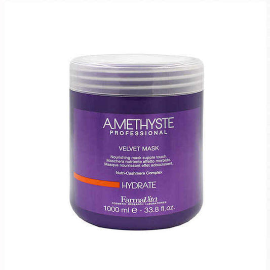 Nourishing Hair Mask Amethyste Velvet Hydrate Farmavita 1344-16089 (1L) Farmavita