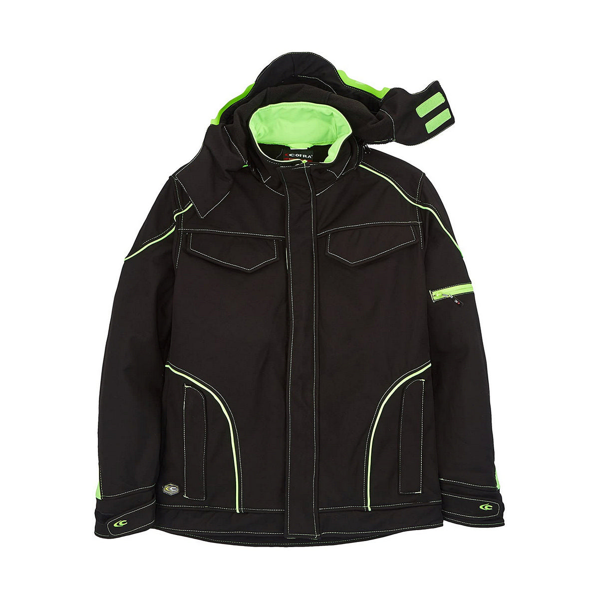 Jacket Cofra Tecka Light Lime Black (16) Cofra