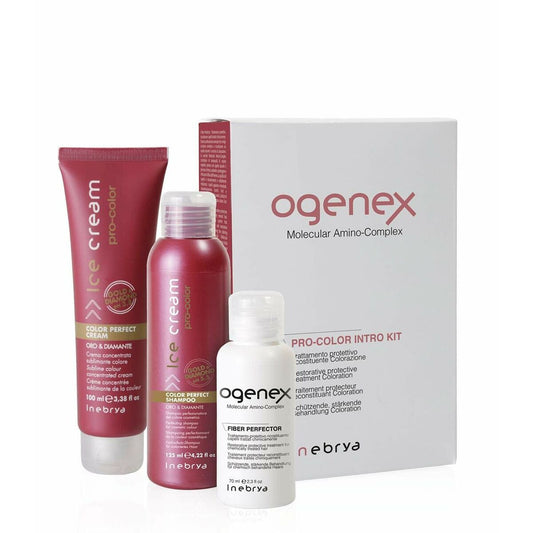 Hair Dressing Set Inebrya Ogenex & Pro-Color 3 Pieces Inebrya