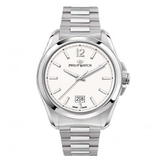 Men's Watch Philip Watch AMALFI White Silver (Ø 43 mm) Philip Watch