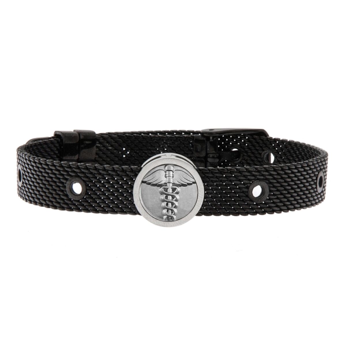 Men's Bracelet Talent Jewels TJA-2-04-03-2-215 Black Talent Jewels