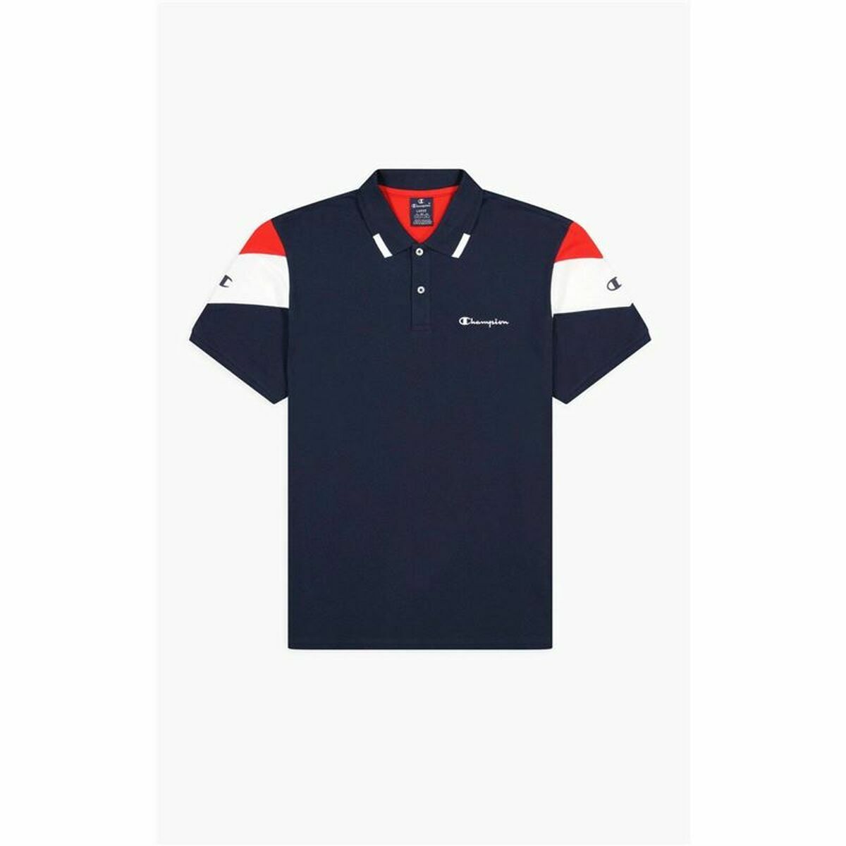 Men’s Short Sleeve Polo Shirt Champion Navy Blue Champion