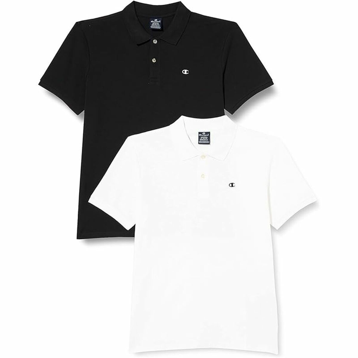 Men’s Short Sleeve Polo Shirt Champion Black Champion