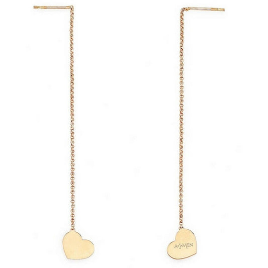 Ladies' Earrings Amen CUORE ROSE GOLD