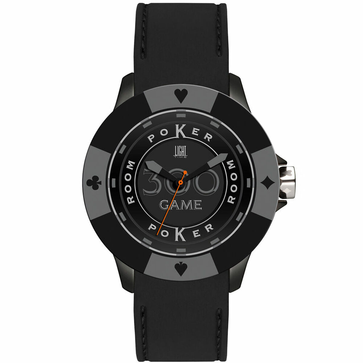 Unisex Watch Light Time POKER (Ø 41 mm) Light Time