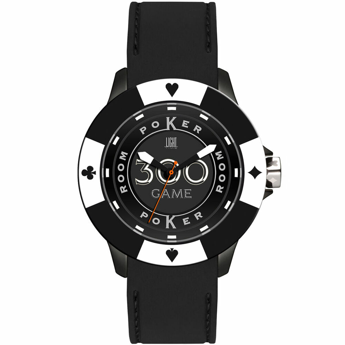 Unisex Watch Light Time POKER (Ø 41 mm) Light Time