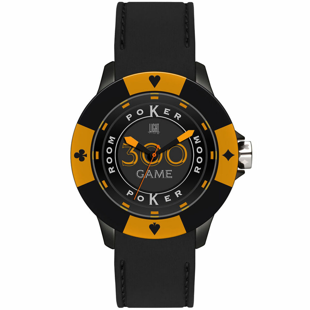 Unisex Watch Light Time POKER (Ø 41 mm) Light Time