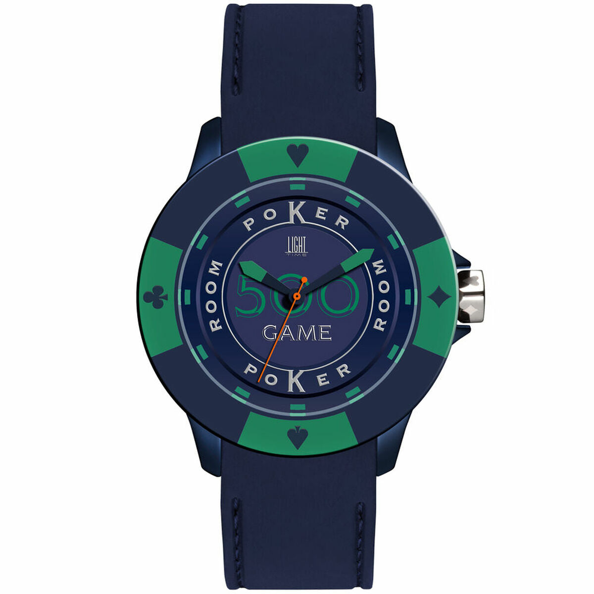 Unisex Watch Light Time POKER (Ø 41 mm) Light Time