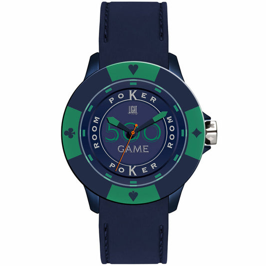 Unisex Watch Light Time POKER (Ø 41 mm) Light Time