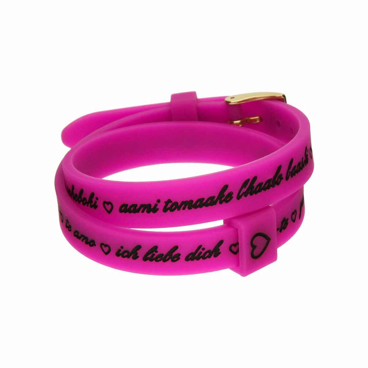 Ladies' Bracelet il mezzometro I LOVE YOU GOLD - BRACCIALE IN SILICONE/SILICONE BRACELET il mezzometro