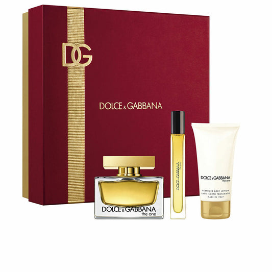 Women's Perfume Set Dolce & Gabbana THE ONE 3 Pieces Dolce and Gabbana