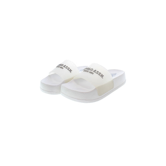 Chanclas para mujer US Polo Assn. AMAMI009 WHI008 Blanco