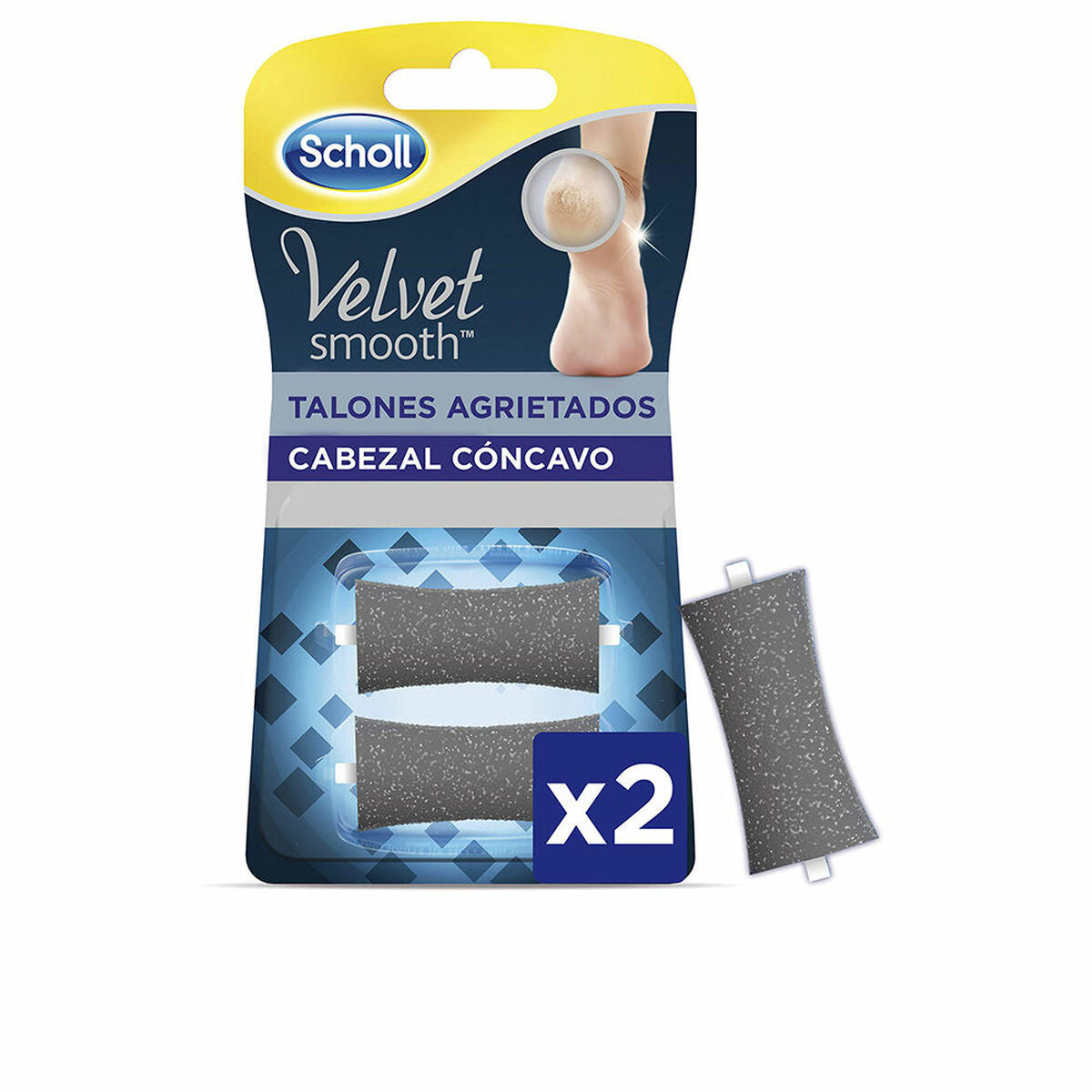 Foot Exfoliator Scholl Velvet Smooth (2 Units)