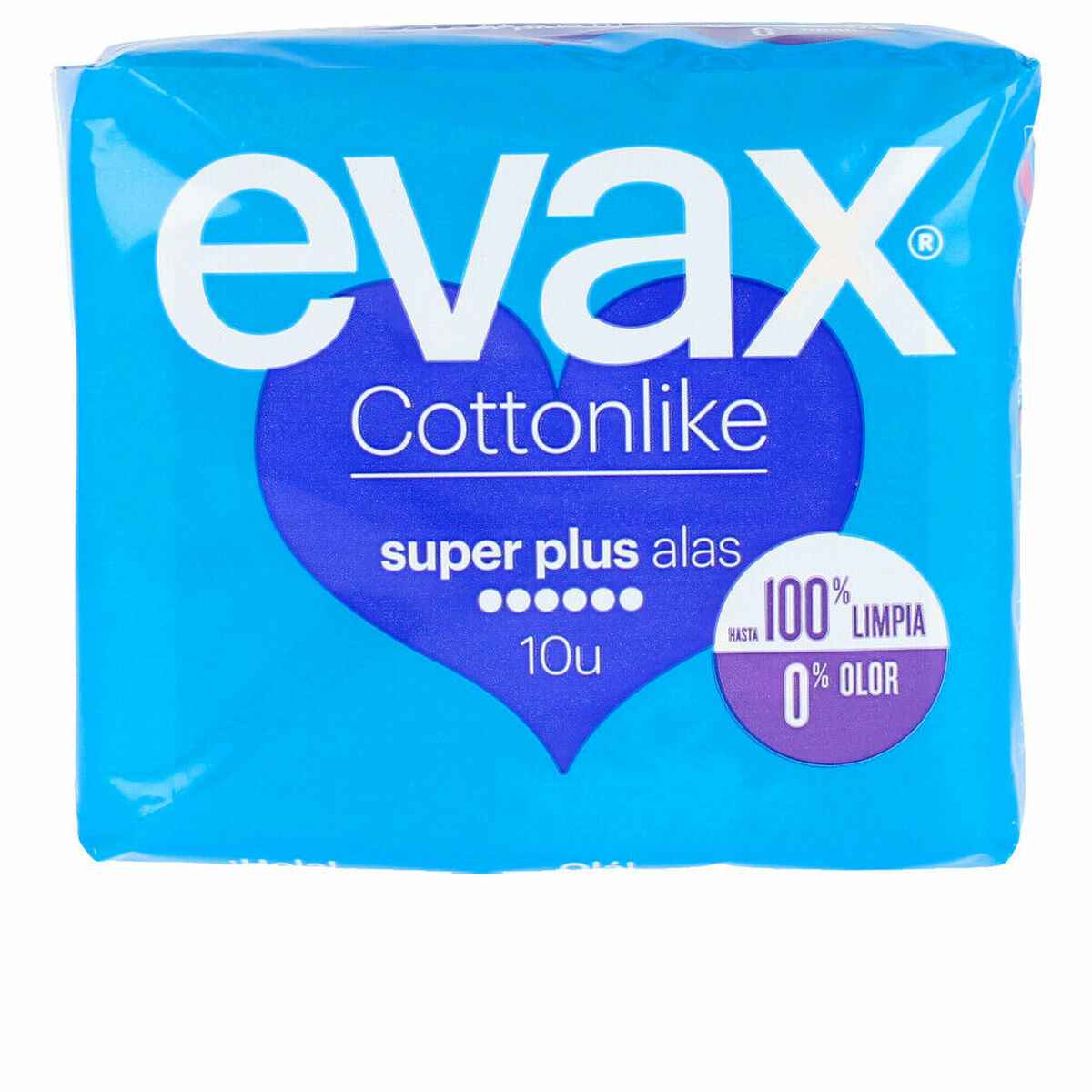 Super Sanitary Pads with Wings Evax (10 uds) Evax