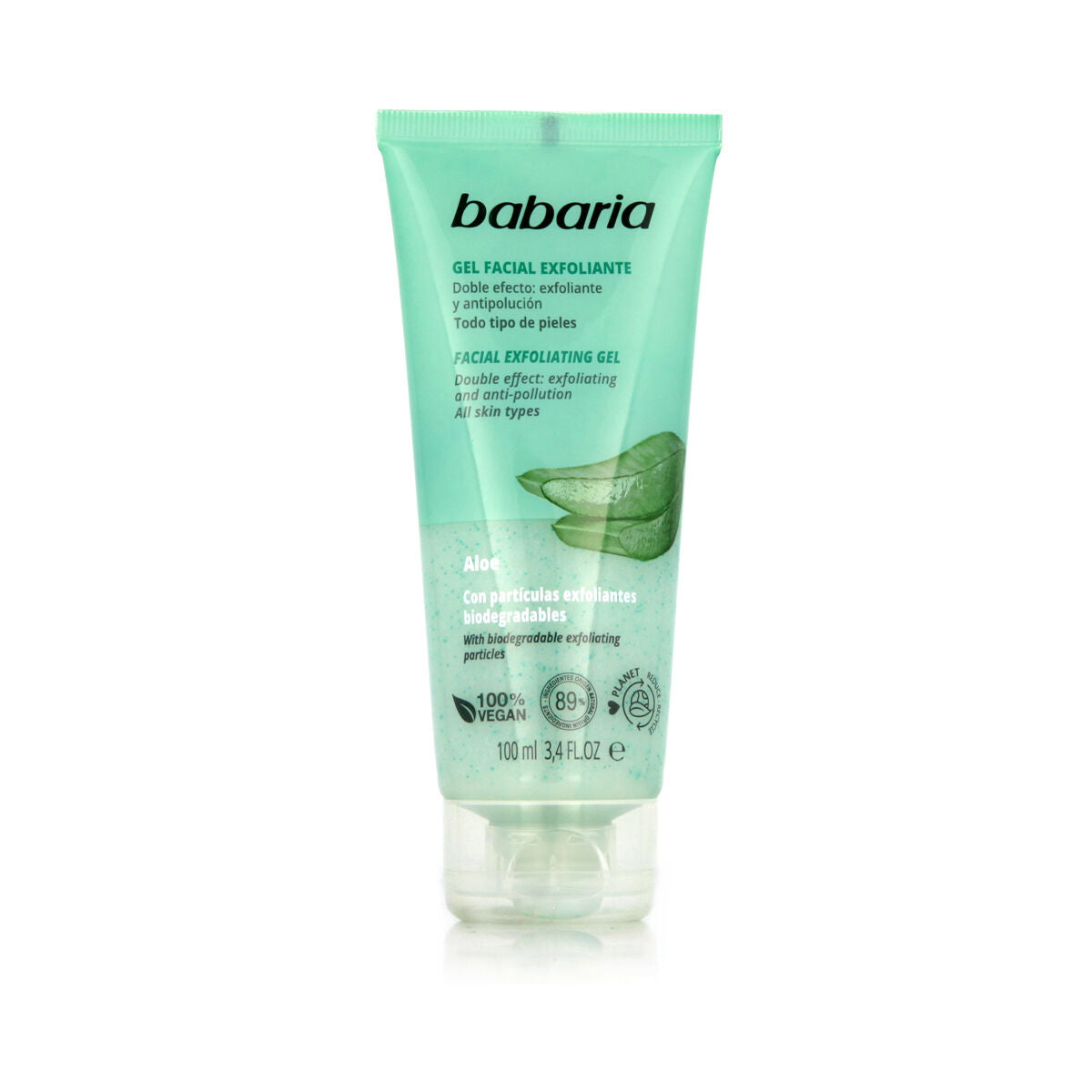 Exfoliating Facial Gel Babaria Aloe Vera 100 ml Babaria