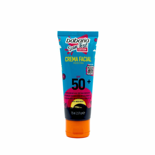 Facial Sun Cream Babaria Sun Fest SPF 50+ 75 ml Limited edition Cream Babaria