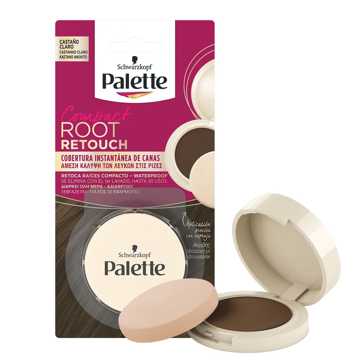 Roots Concealer Schwarzkopf Root Retouch Compact Light Brown 3 g